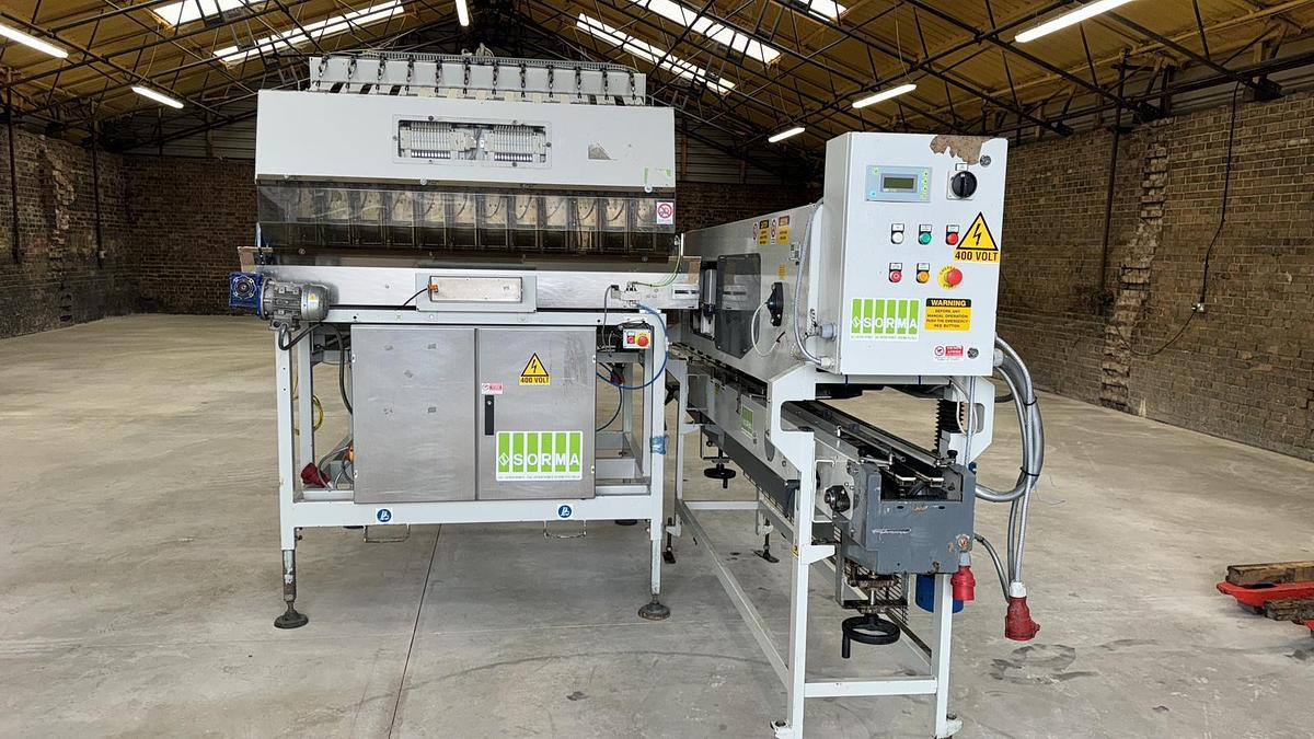 Used COMPLETE LINE: Sorma W12-126 Linear 12 Lane Multihead Weigher - Sorting & Grading Equipment, photo 2