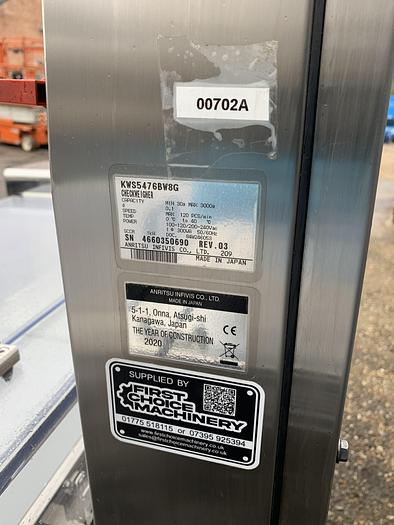 Used 2020 Anritsu Combination Metal Detector Check Weigher - Checkweighers, photo 10