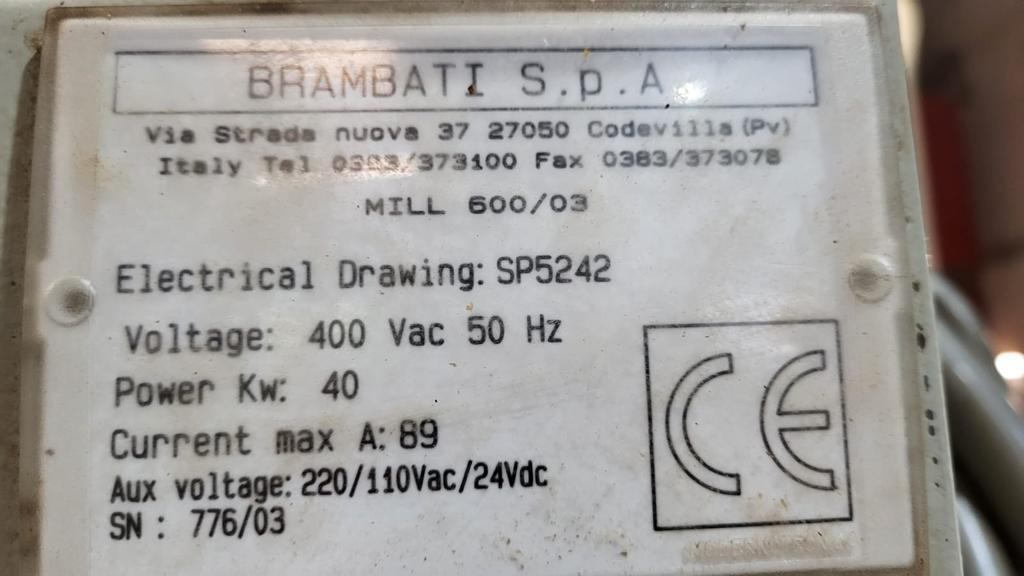 Used Brambati KT600 - Milling, photo 9