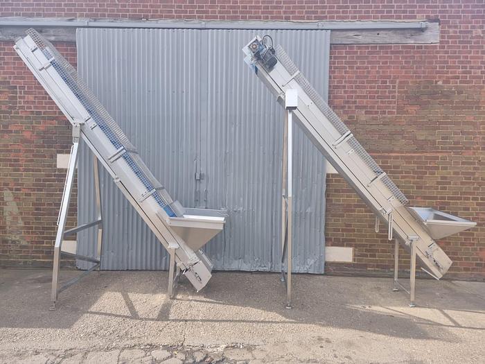 Used Stainless Steel In-feed Incline Conveyor - Conveyor Systems, photo 3