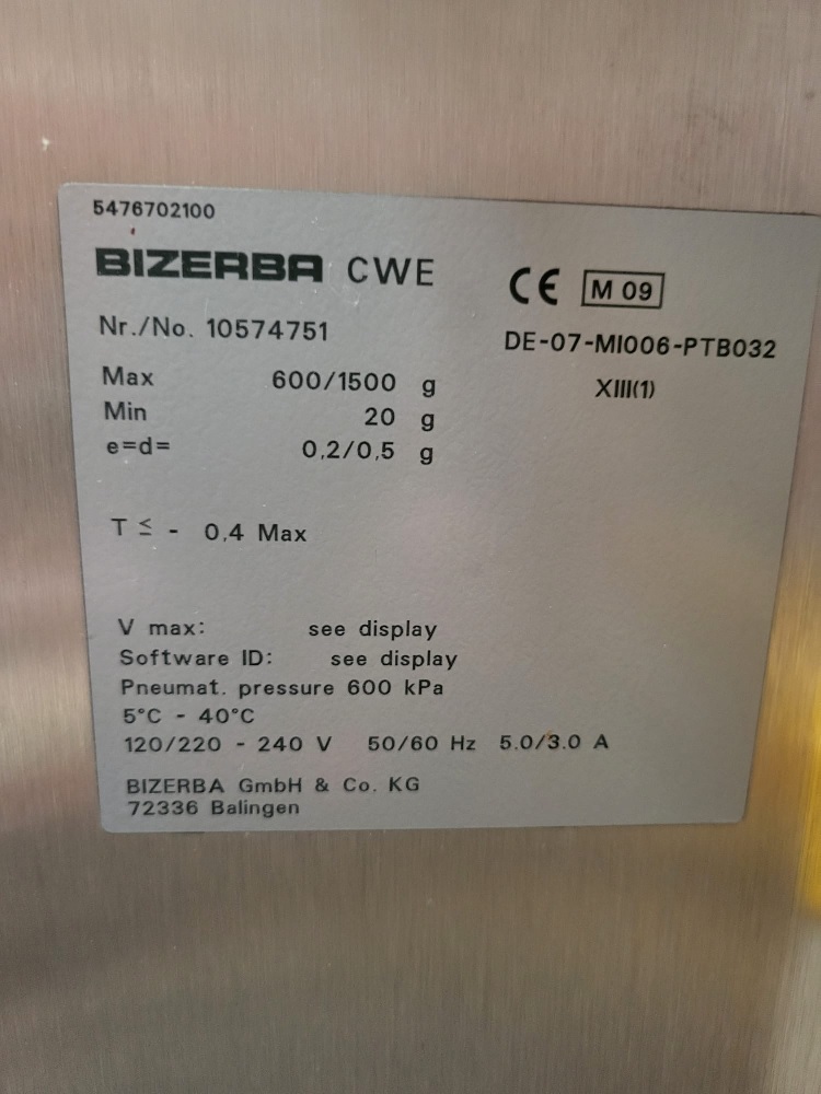 Used Bizerba Checkweigher - Checkweighers, photo 7