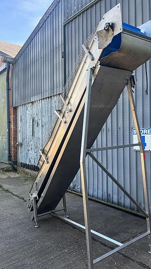 Used Flighted Incline Conveyor - Conveyor Systems, photo 6