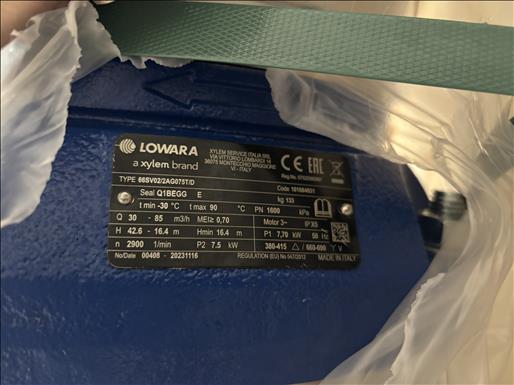 Used Lowara 66SV02 Vertical multistage centrifugal pump - Centrifugal Pumps, photo 4