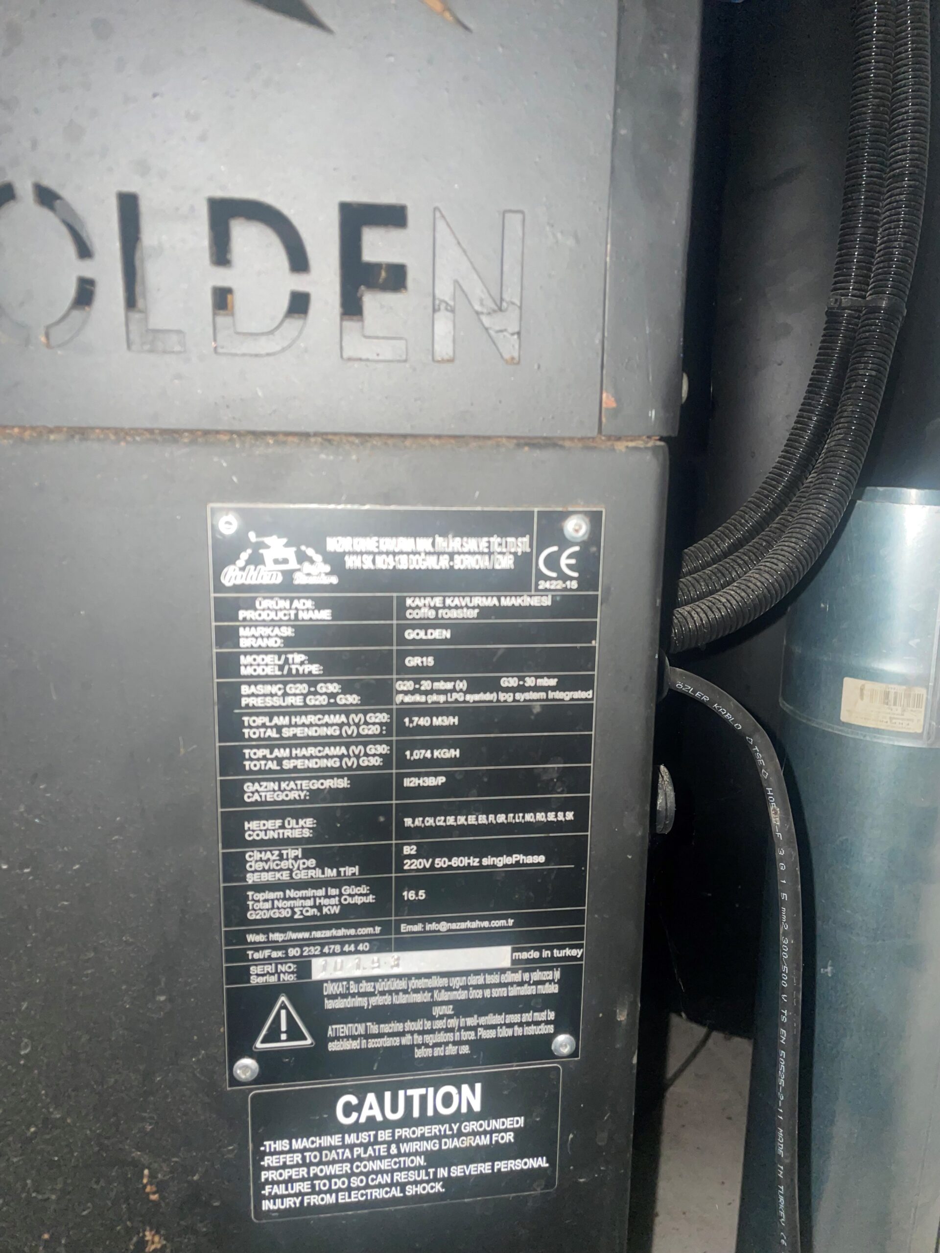 Used Golden Roasters GR15, photo 9