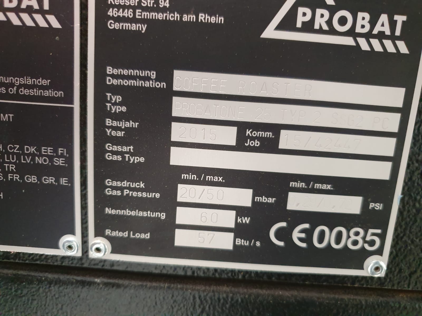 Used Probat Probatone P25 - Roasters, photo 10
