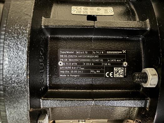 Used Grundfos NB65-250-254 Centrifugal volute pump - Centrifugal Pumps, photo 5