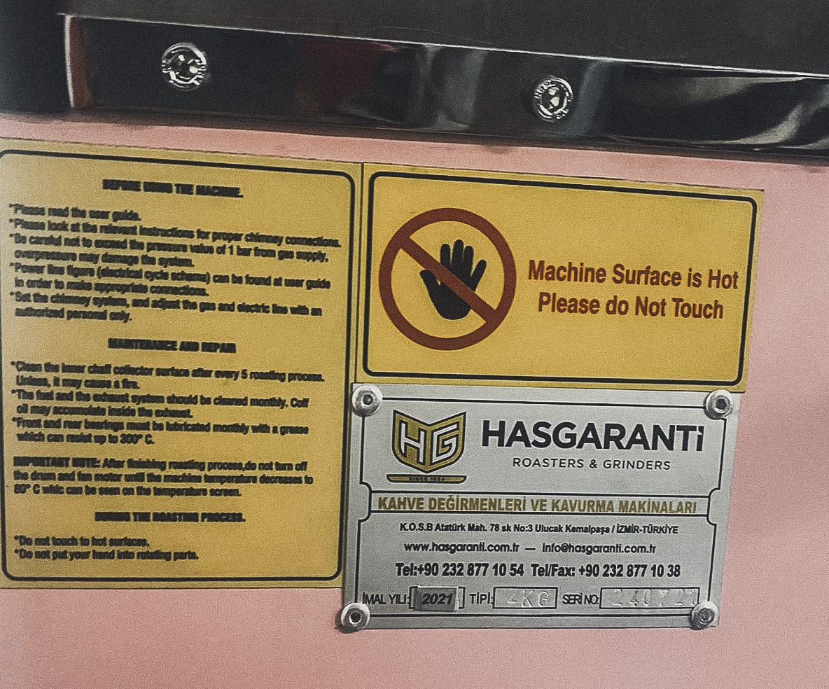 Used Has Garanti HGS 2Kg - Roasters, photo 7